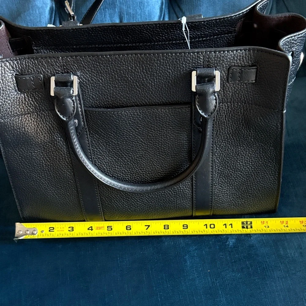Michael Kors Black Studded Tote - Picture 5 of 6